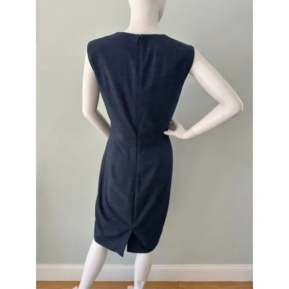 Ann Taylor Navy Midi Dress - Picture 2 of 8